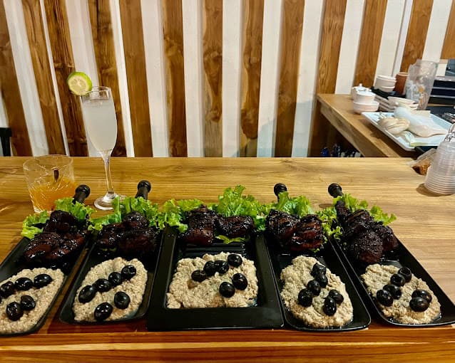 Seafood and grill selections from the Hotel Ransam kitchen